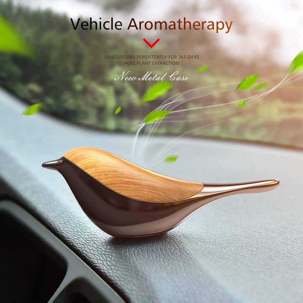 Lucky Bird Aromatherapy Car Air Freshener Diffuser - Solid Long-Lasting Perfume for Auto Interior