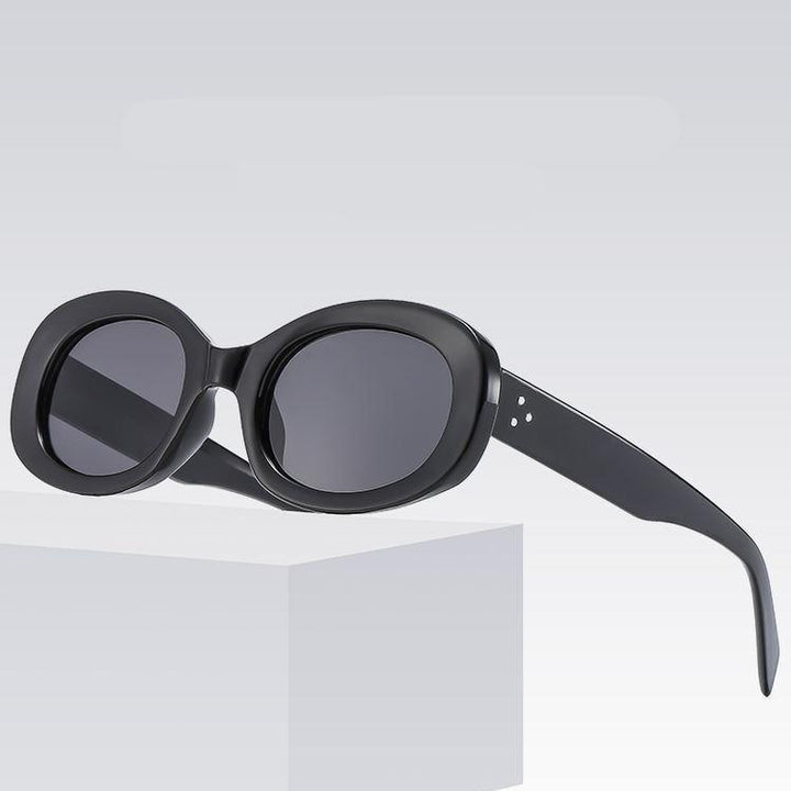 Chic Retro Oval Sunglasses for Women