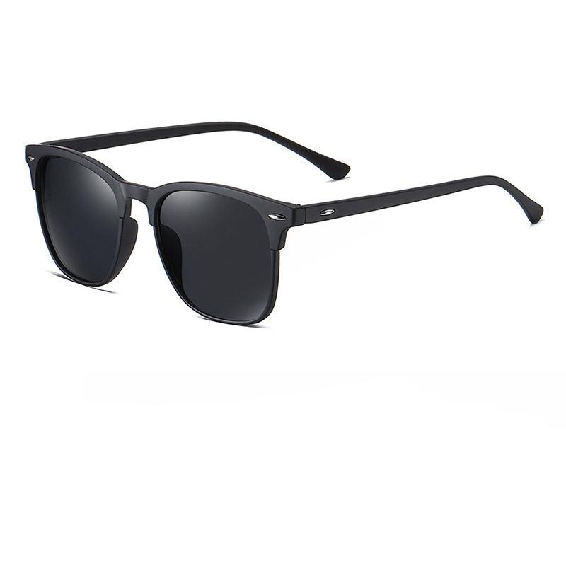 Retro Square Polarized Sunglasses for Men