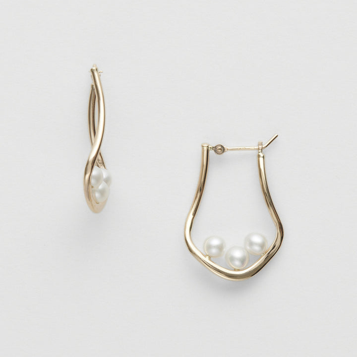 Silver Plated Freshwater Pearl Earrings