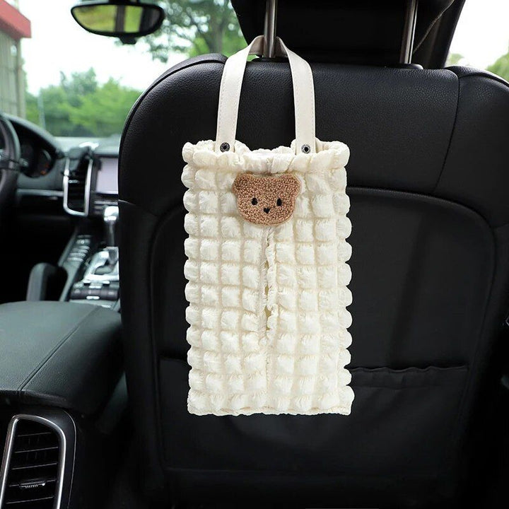 Cute Cartoon Bear Car Tissue Holder