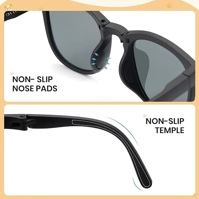 Chic Folding Sunglasses for Women with UV400 Protection