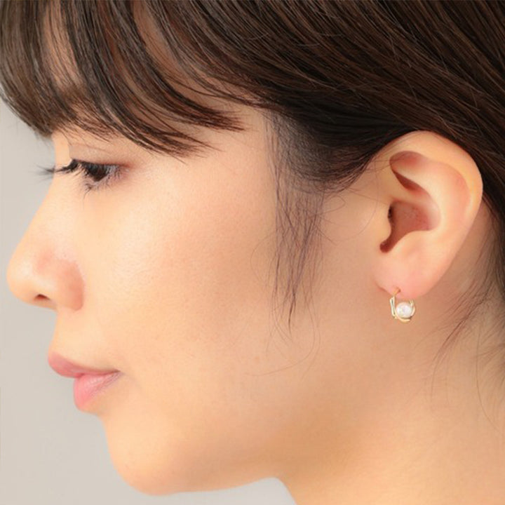 Light Luxury Fashion Pearl Earrings Sterling Silver