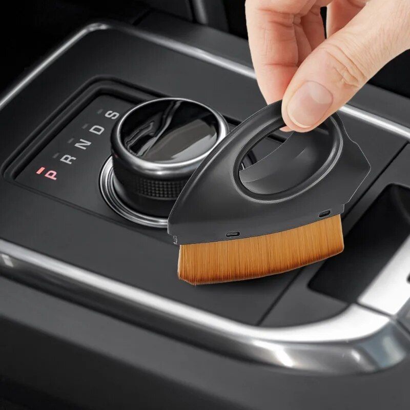 Compact Car Interior and LP Record Cleaning Brush