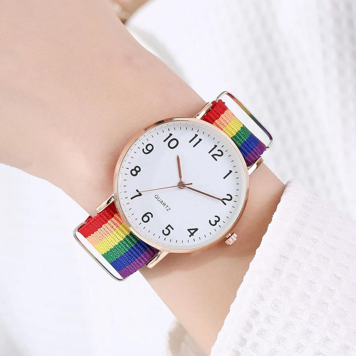 Fashion Rainbow Quartz Women's Wristwatch