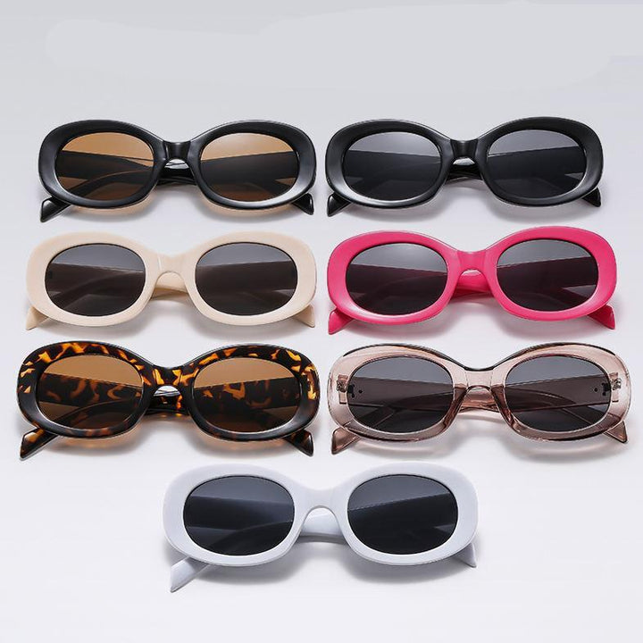 Chic Retro Oval Sunglasses for Women