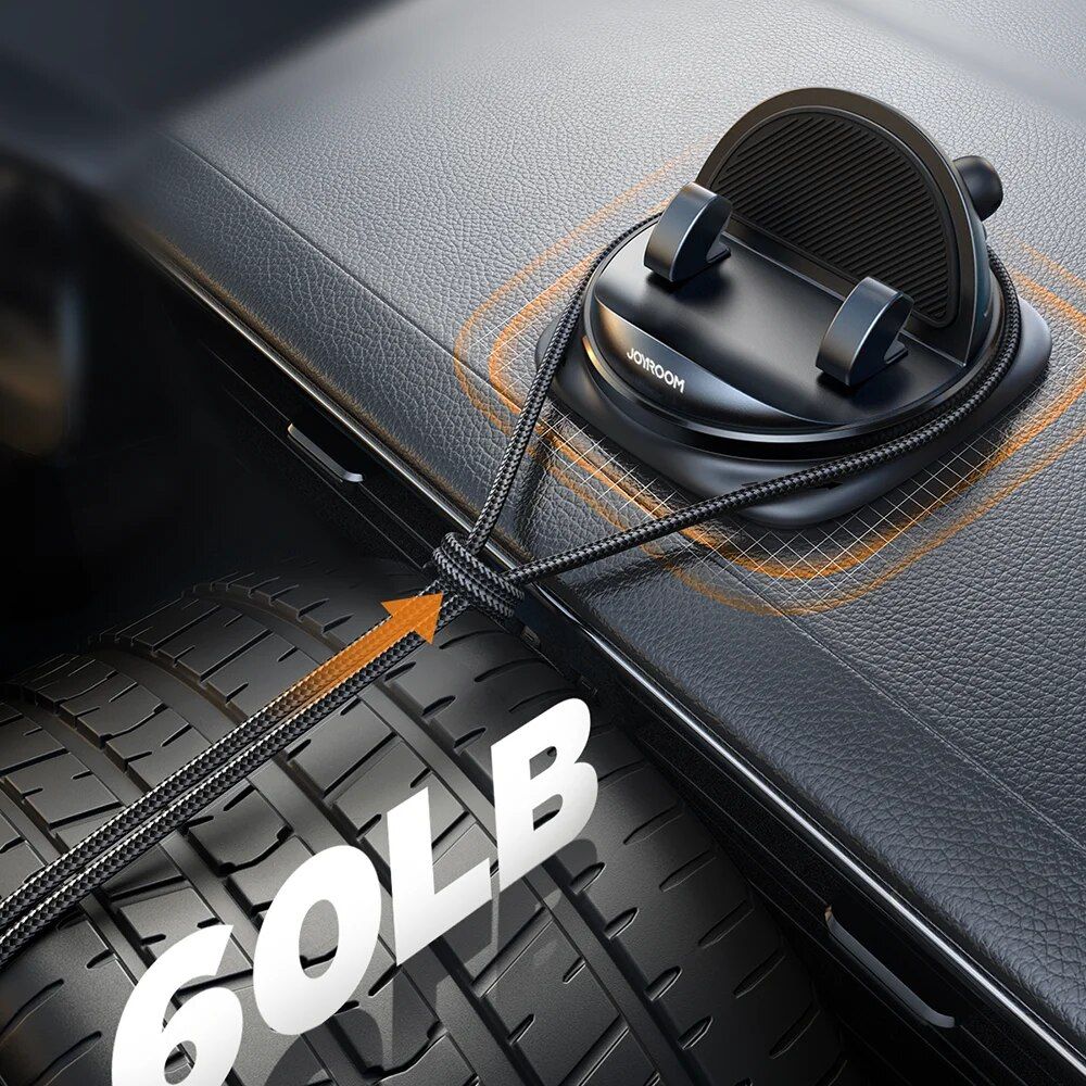 Universal Silicone Car Dash Phone Mount with Anti-Slip & 360° Rotation