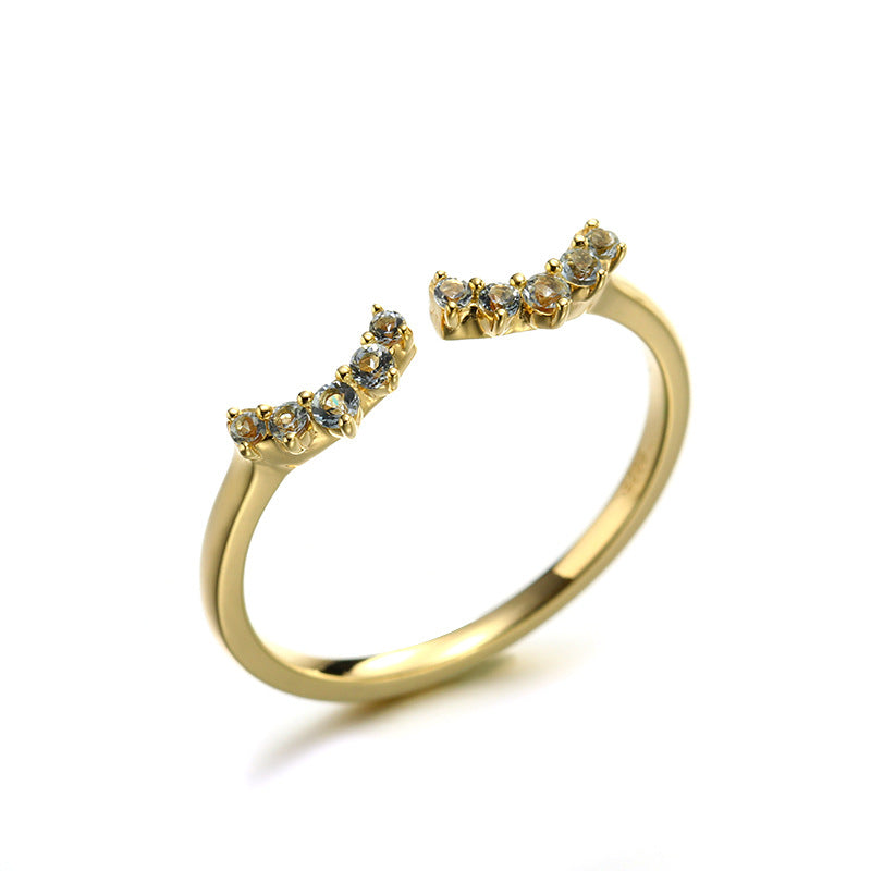 Jewelry Sterling Silver Statement Eyelash Ring
