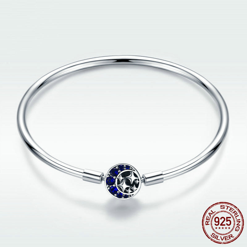 Women's Sterling Silver Geometric Star Bracelet