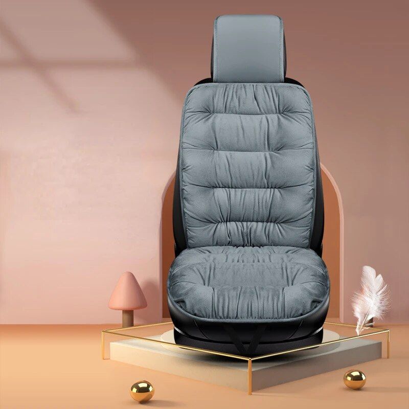 All-Season Plush Fleece Car Seat Cushion