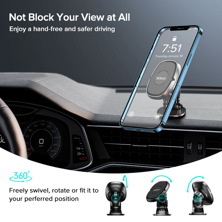 360° Magnetic Car Phone Holder Stand