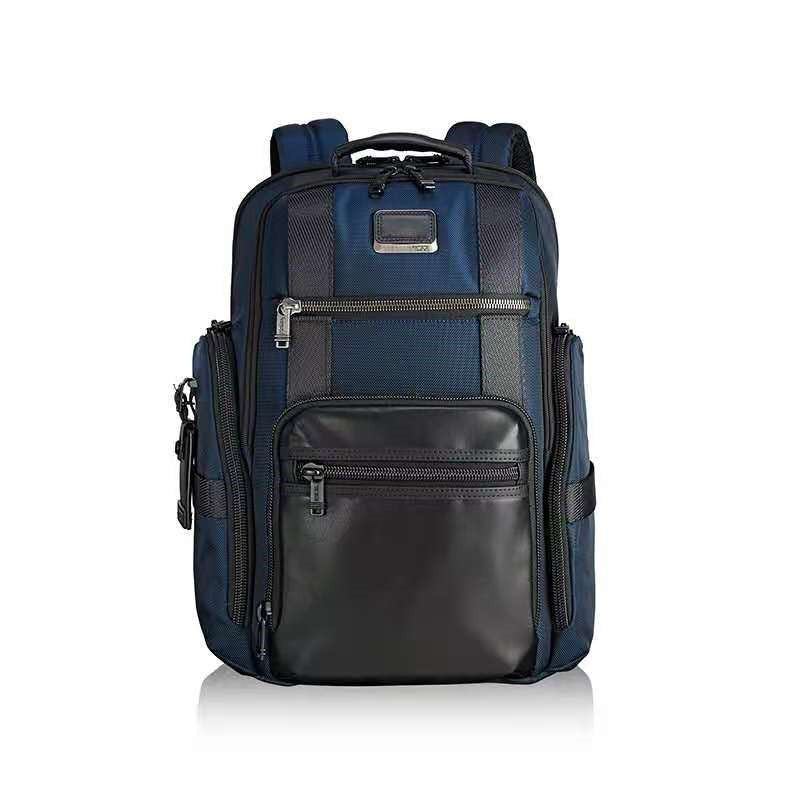 Fashion Solid Color Nylon Functional Men's Backpack