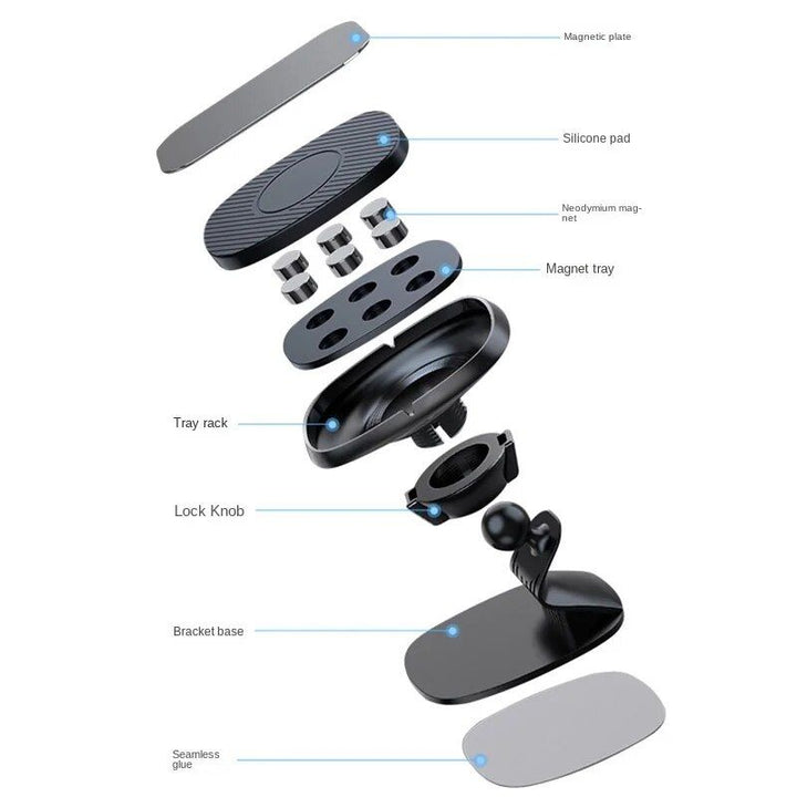 Universal Magnetic Car Phone Holder for Vent Mounting