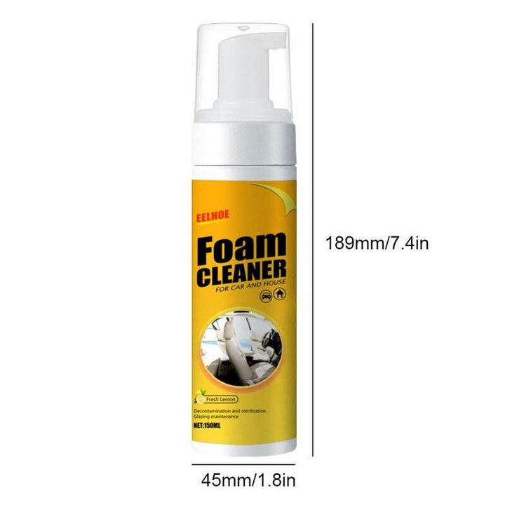 Multi-Purpose Foam Cleaner Spray for Car Interior & Home Surfaces
