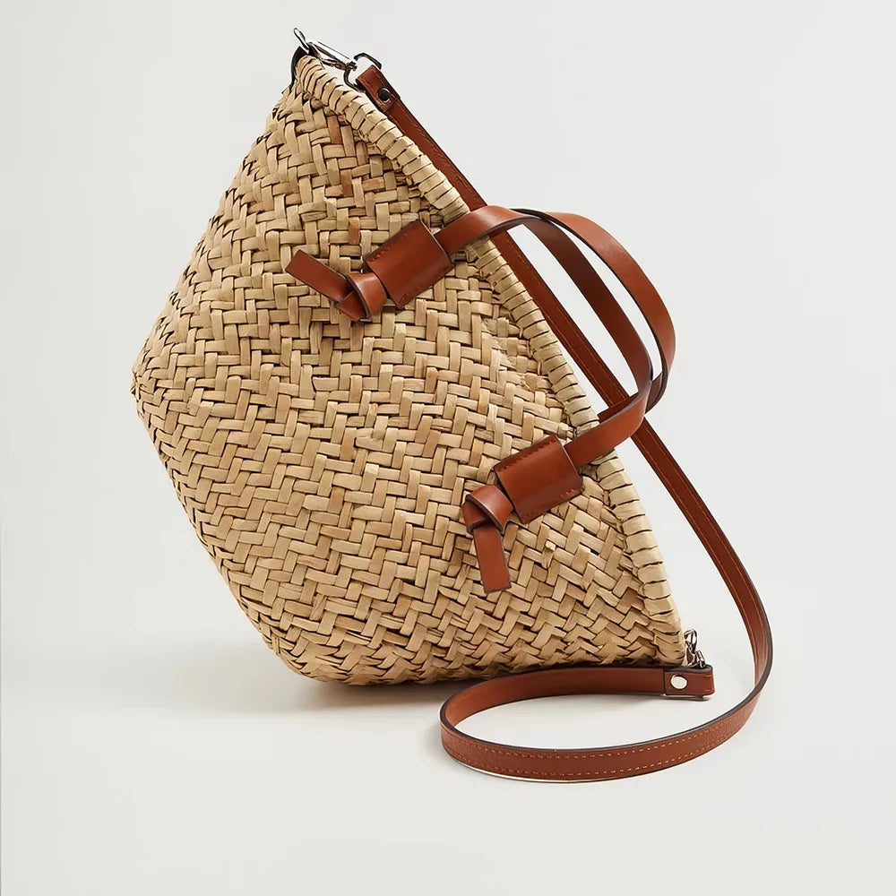 Handmade Wicker Woven Basket Bag