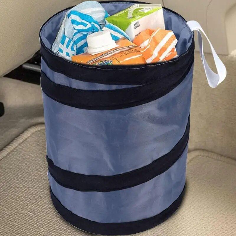 Compact Collapsible Car Trash Can