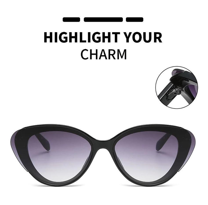 Trendy Cat Eye Gradient Sunglasses for Women - UV400 Protection