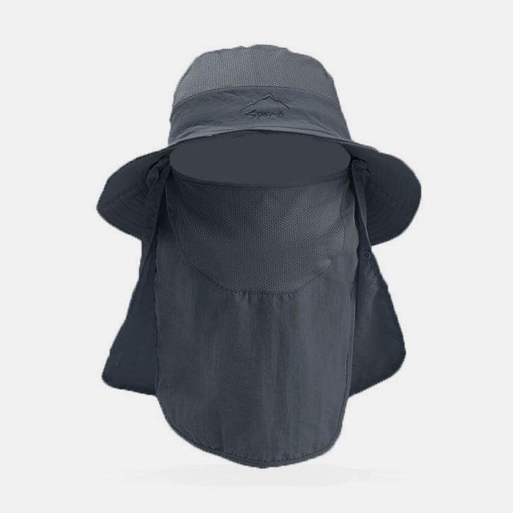 Removable Outdoor Quick-drying Sunscreen Waterproof Fisherman Hat Breathable Bucket Hat - MRSLM