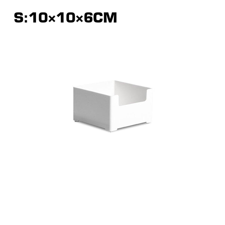 Multifunctional Desktop Drawer Storage Box Stationery Storage Box Plastic Makeup Organizer - MRSLM