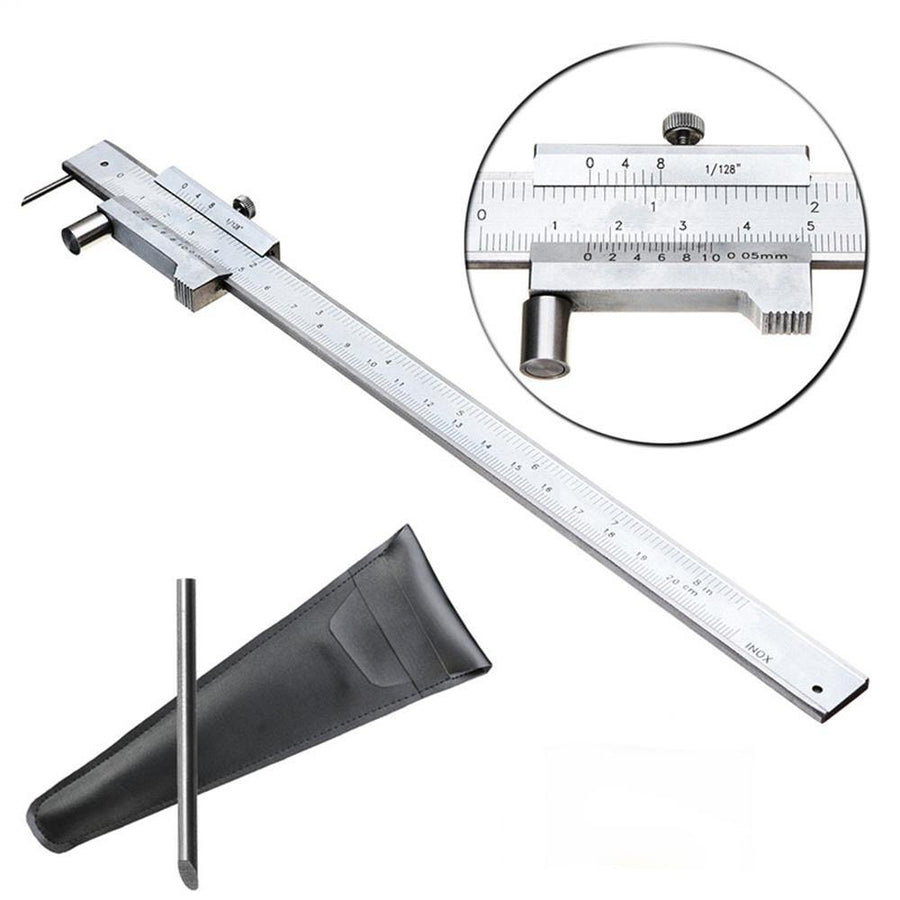 0-200mm Measure Scale Ruler 0.05mm Accurate Parallel Line Digital Vernier Caliper W/Case Woodworking - MRSLM