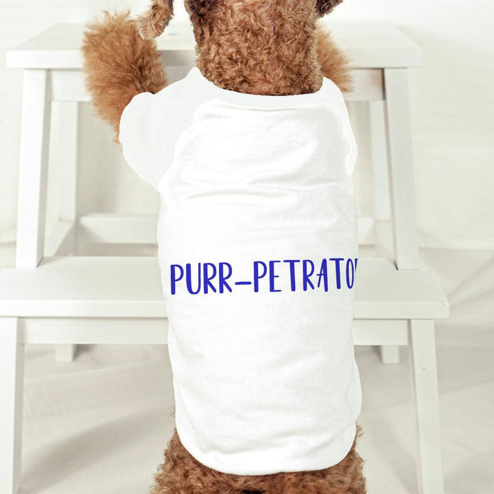Cute Funny Dog T-Shirt - Creative Dog Shirt - Cool Design Dog Clothing - MRSLM