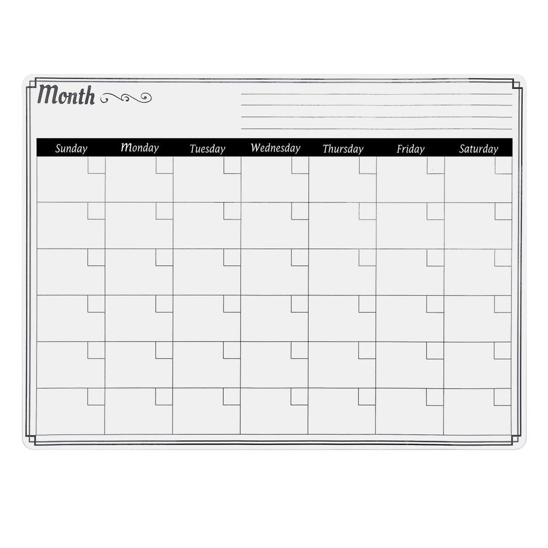 Magnetic Calendar Sticker Rewritable Refrigerator Message Board Calendar Calendar Memo Message Board Work Study Life Plan Reasonable Arrangement Message Board - MRSLM