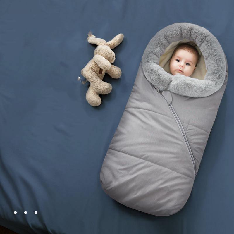 Baby Sleeping Bag Winter Windproof Warm Baby Stroller Sleepsacks For Infant wheelchair Envelopes - MRSLM