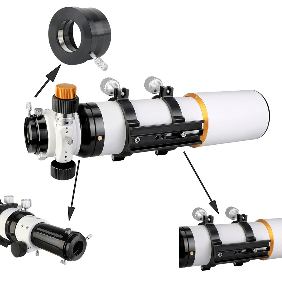 SVBONY SV503 102/F7 ED Extra Low Dispersion Achromatic Refractor OTA Astronomical Telescope Introductory Stage for Astrophotography - MRSLM