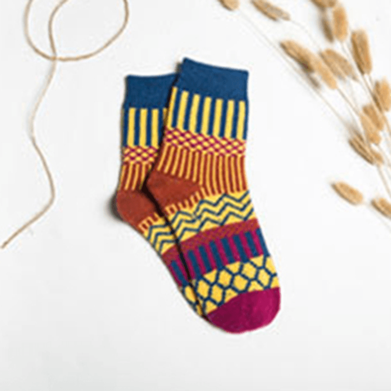 Christmas Casual Sheath Tribal Women Socks - MRSLM
