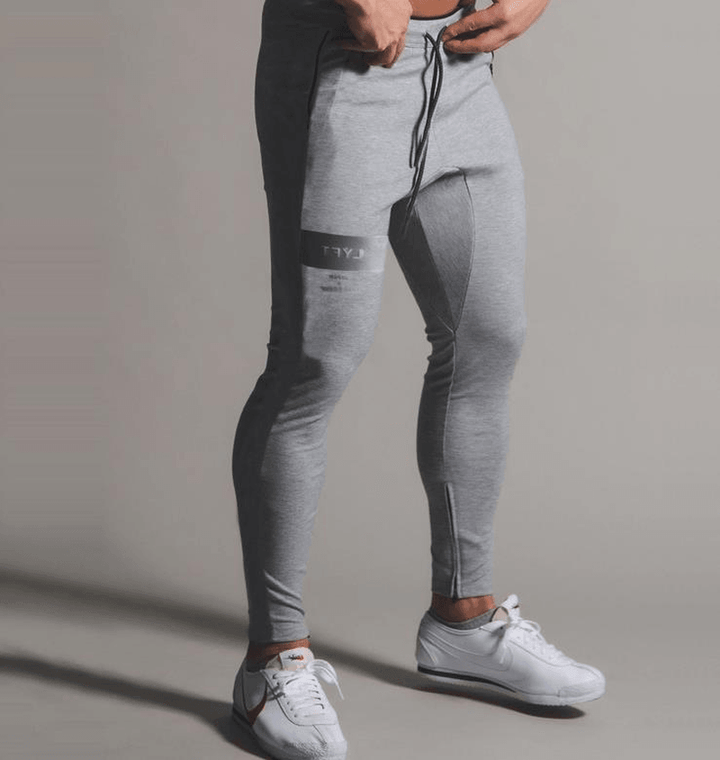 Slim-Fit Feet Sweatpants, Long Casual Fitness Pants - MRSLM