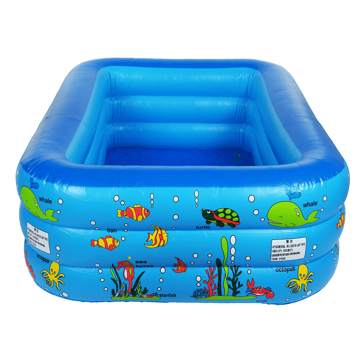 110/150/200/210Cm Inflatable Swimming Pool Adults Kids Summer Outdoor Garden Backyard Indoor Bathing Tub Pool - MRSLM