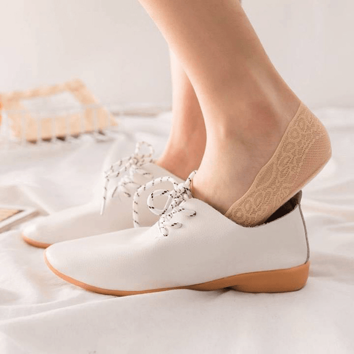 Fashion Lace Invisible Silicone Non-Slip Socks - MRSLM