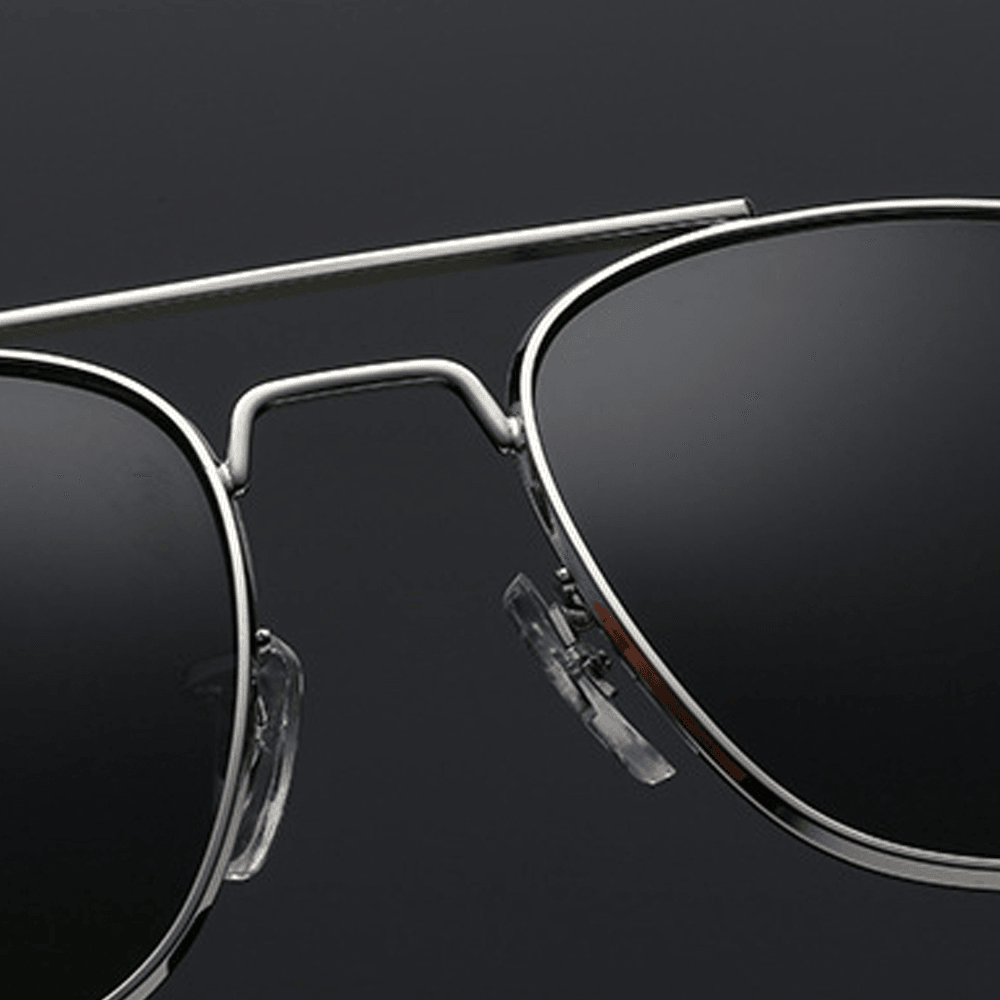 Metal Square Sunglasses Sunglasses Glasses Driving Riding Sunglasses for Outdoor - MRSLM