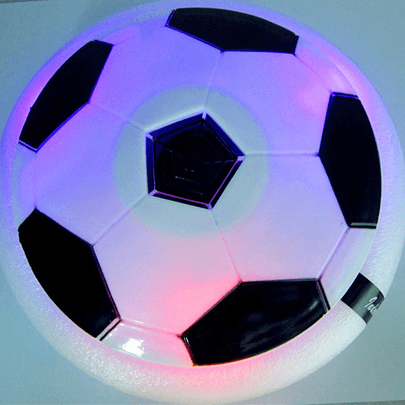 Electric Floating Football Universal Colorful Lights Air-Cushion Indoor Outdoor Suspension Soccer - MRSLM