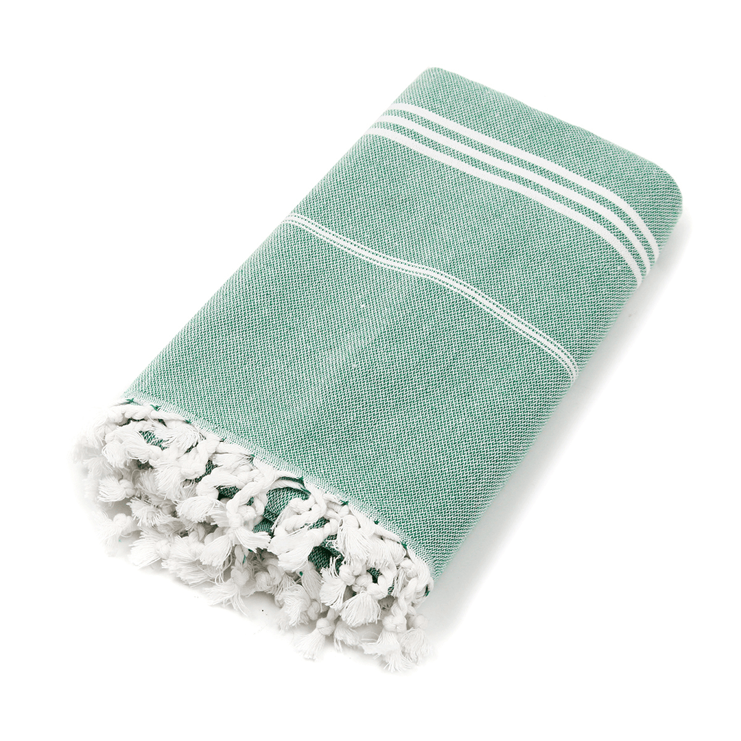 100X180Cm Large Beach Turkish Towel Bath Towel Hammam Cotton Striped Washcloths - MRSLM