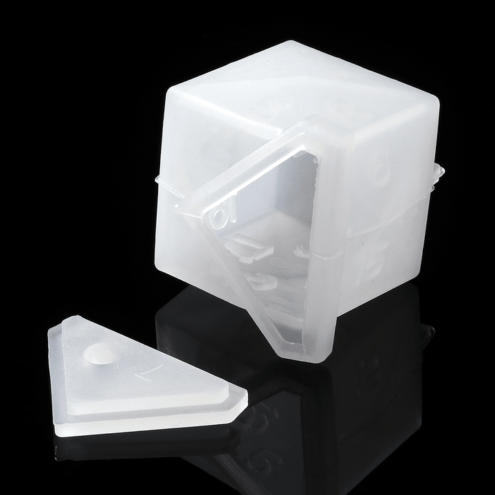 1PC Silicone Dice Molds Reusable Fillet Square Triangle Polyhedral Dice Mould - MRSLM
