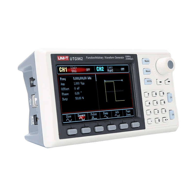 UNI-T UTG932 UTG962 Function Arbitrary Waveform Generator Signal Source Dual Channel 200Ms/S 14Bits Frequency Meter 30Mhz 60Mhz - MRSLM