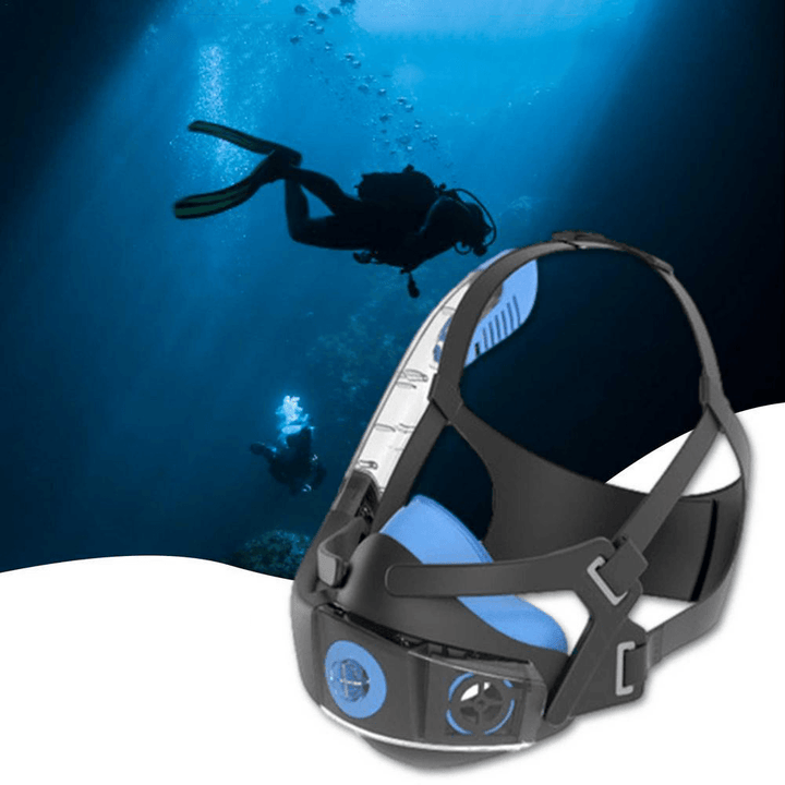 Diving Snorkeling Mask anti Fog Leak Proof Underwater Split Diving Face Cover Swimming Equipment - MRSLM