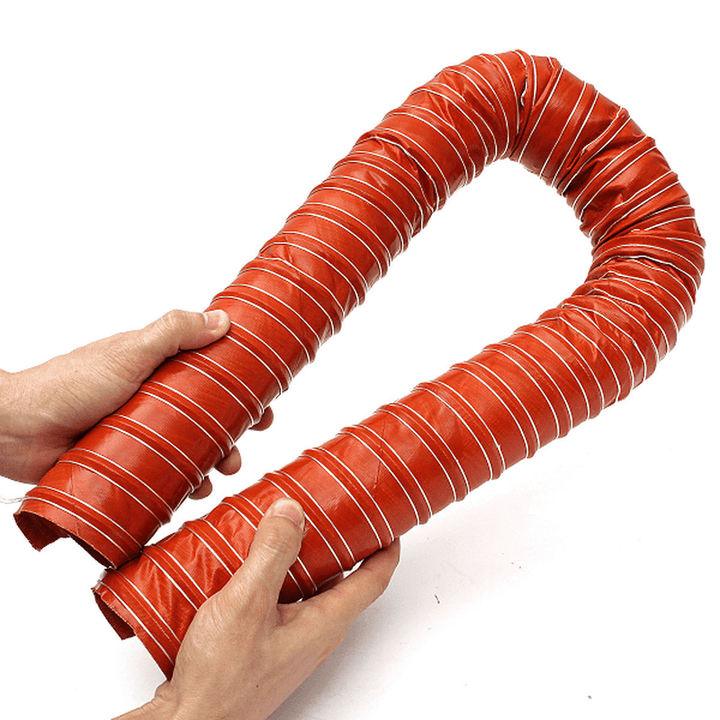 64Mm 2.5Inch Silicone Flexible Brake Ducting Hose Aeroduct Airduct Pipe 1M - MRSLM