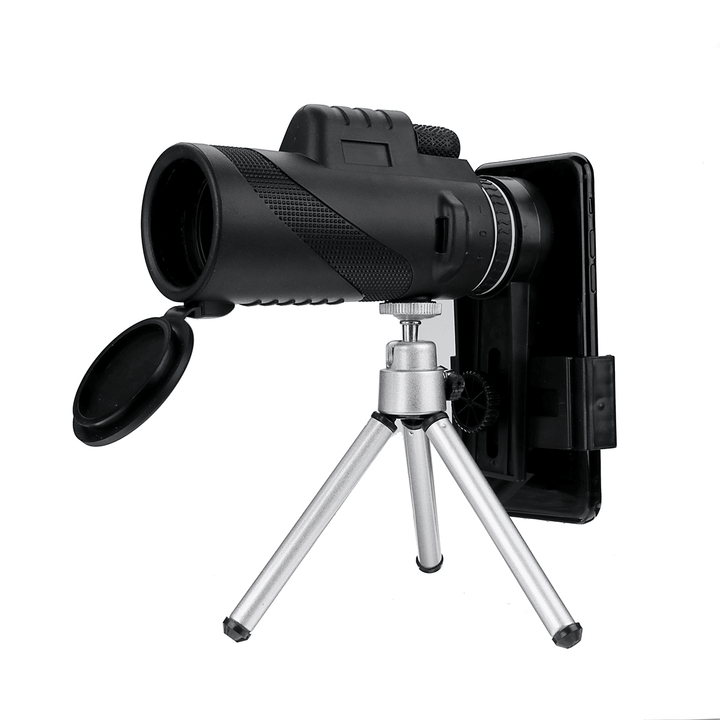 80X Phone Telescope Set Adult HD Monocular with Tripod + Phone Adapter for Travel Bird Watching Camping Travel - MRSLM