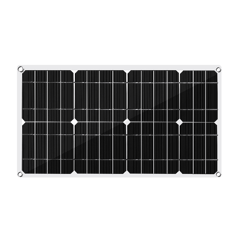 50W Solar Panel Solar Cells Poly Solar Panel Dual USB Output for Car Yacht 18/12/5V Battery Boat Charger - MRSLM
