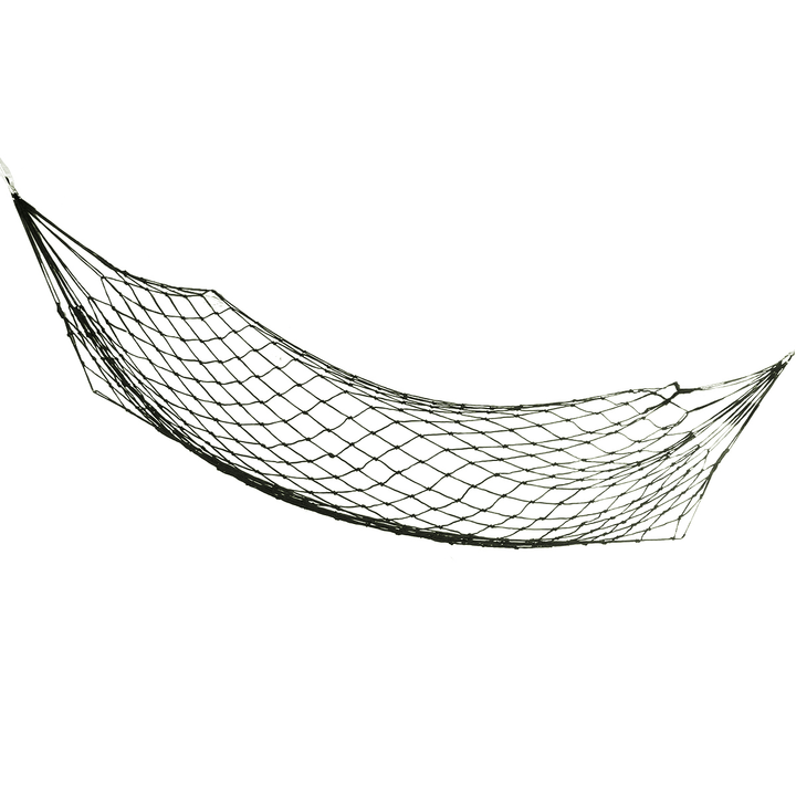 260 X 80Cm Nylon Net Outdoor 2 People Double Hammock Portable Camping Parachute Hanging Swing Bed Max Load 110Kg - MRSLM
