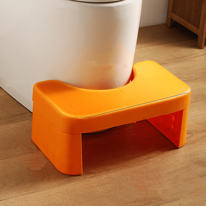 Creative Toilet Stool 35° Assist Defecation Stable and Antiskid Strong Bearing Curve Fitting - MRSLM