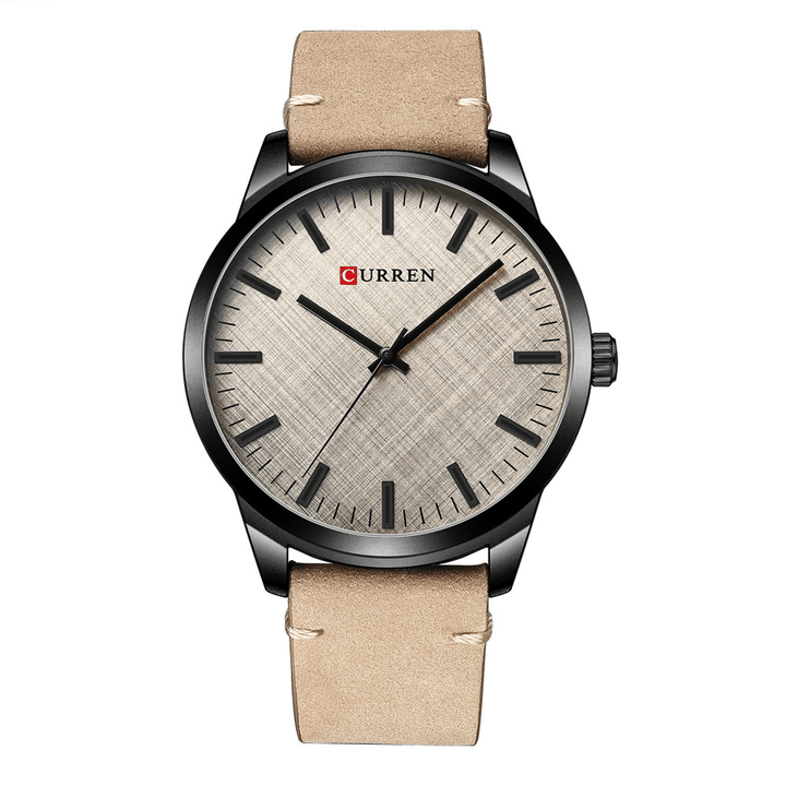 CURREN 8386 Casual Style Ultra Thin Men Wrist Watch Classic Leather Band Quartz Watches - MRSLM