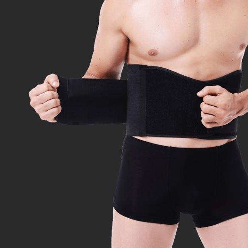 KALOAD Fitness Protection Belt Waist Support Belt Lumbar Back Posture Corrector Stress Relaxation - MRSLM