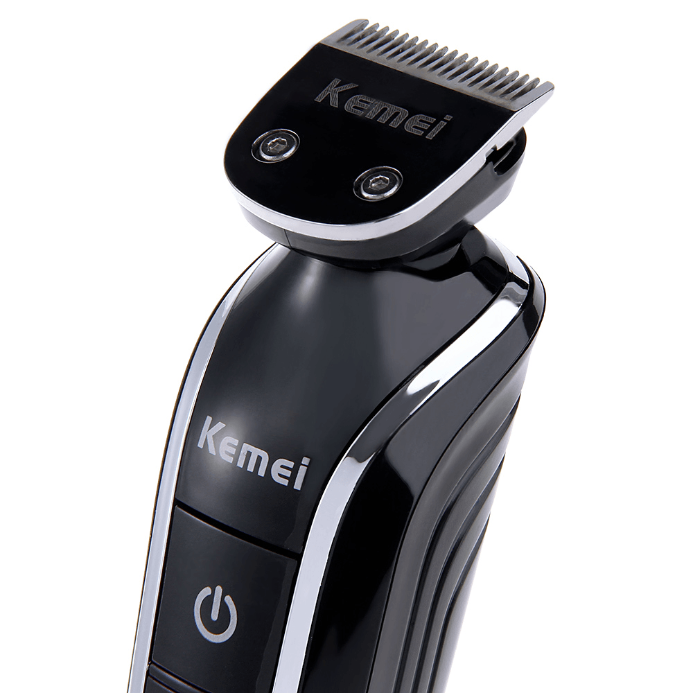 Kemei KM-1832 5 in 1 Electric Hair Clipper Waterproof Rechargeable Electric Shaver Cutter Nose Hair Trimmer Baby Hair Care Hairclipper - MRSLM