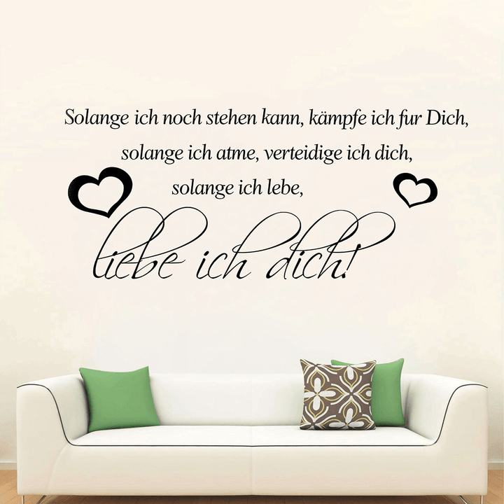 PVC Wall Sticker Quotes Decals Stickers Living Study Bedroom Art Home Room Decor - MRSLM