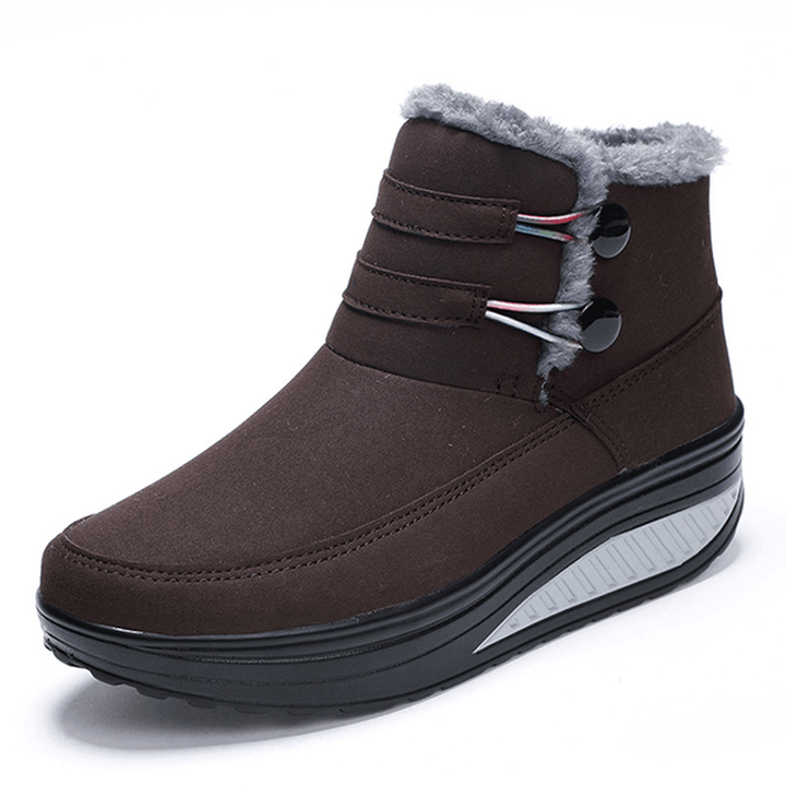 Women Winter Slip on Keep Warm Boots - MRSLM