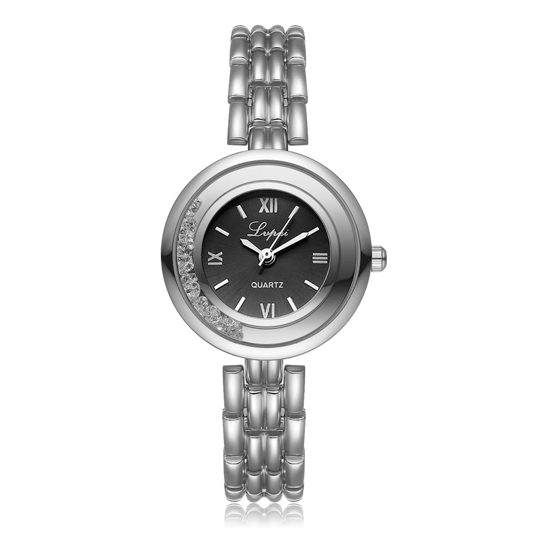 LVPAI P139 Casual Style Ultra Thin Design Women Bracelet Watch Full Steel Quartz Watches - MRSLM