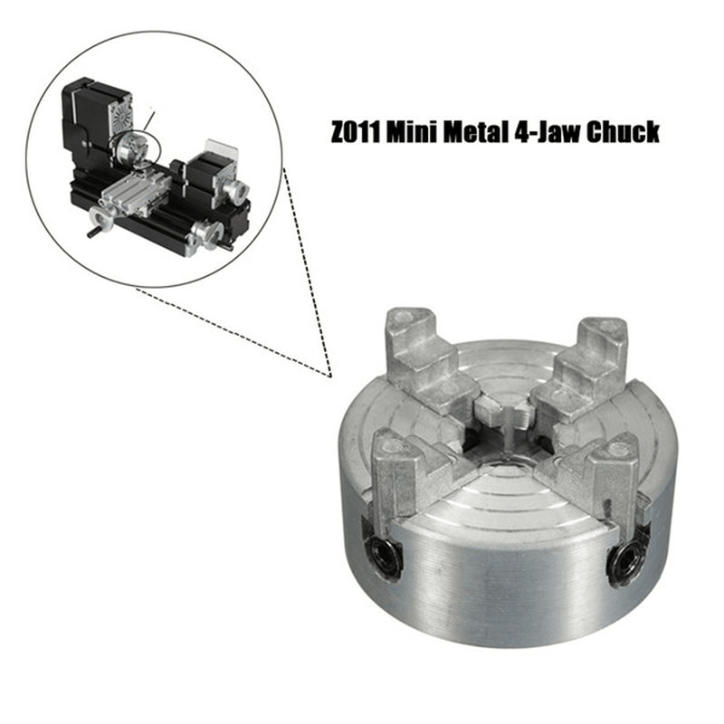 1.8-56Mm Mini Metal Lathe Chuck 4 Jaw Lathe Chuck Lathe Accessory - MRSLM